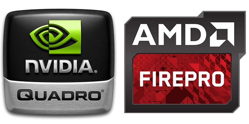 nVidia Quadro a AMD FirePro